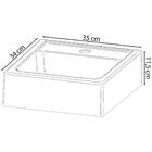 Gabinete Com Cuba Para Banheiro Bn3630x46 Tecno Mobili