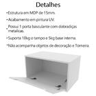 Gabinete Com Cuba Para Banheiro Bn3630x46 Tecno Mobili