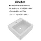 Gabinete Com Cuba Para Banheiro Bn3630x46 Tecno Mobili