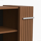 Gabinete Com Duas Portas Para Banheiro Rodízios Premium - Jm3