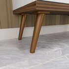 Gabinete Com Pés Para Banheiro 70cm Com Cuba E Espelheira Ven