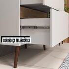 Gabinete Com Pés Para Banheiro Sem Cuba Lille Branco/tauari