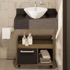 Gabinete Com Rodízios Gab1020  Preto