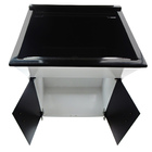 Gabinete Com Tanque 60 Litros Pedra Ardósia Preto