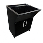 Gabinete Com Tanque 60 Litros Pedra Ardósia Preto Full