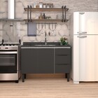 Gabinete Cozinha aco Jupiter Desmontado 1,20 Preto