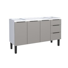 Gabinete Cozinha aco Jupiter Desmontado 1,50 Cinza