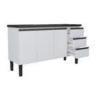 Gabinete Cozinha aco Netuno Desmontado 1,50 Branco