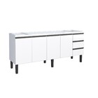 Gabinete Cozinha aco Netuno Desmontado 2,00 Branco