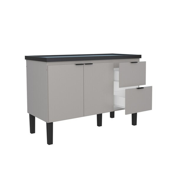 Gabinete Cozinha Colibri Desmontado 1,20 Nude