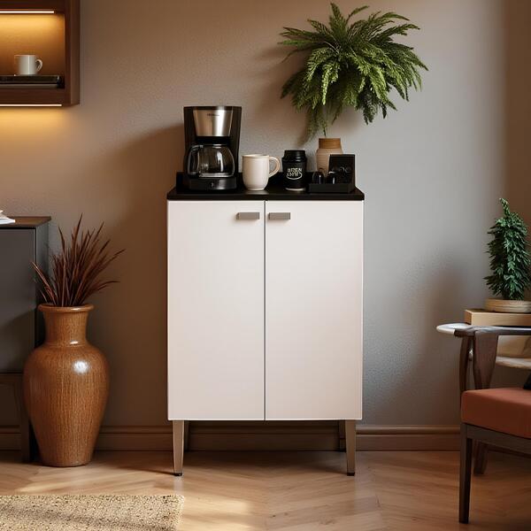 Gabinete Cozinha Organizador Despensa 2 Portas Nicho Interno