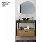 Gabinete Creta Em Porcelanato 71,2cm X 68,0cm X 43,0cm  Amend