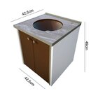Gabinete Cris Fenix Le Blanc 42,6 Cm Branco/bege