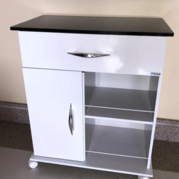 Gabinete De  Quarto Madeira Pequeno Com Gaveta 1 Portas