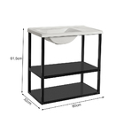 Gabinete De Aço Copacabana Para Banheiro Com Cuba 0,60m - Aço