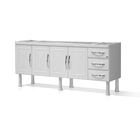 Gabinete De Aço Para Cozinha Com 4 Portas E 3 Gavetas 1,80 El