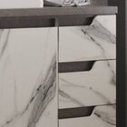 Gabinete De Banheiro 100cm Com Cuba E Armário Com Espelho Ref