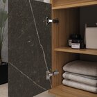 Gabinete De Banheiro 100cm Com Cuba E Armário Com Espelho Ref