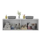 Gabinete De Banheiro 123,5cm Suspenso 4 Portas Multimóveis Mp