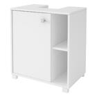 Gabinete De Banheiro 1 Porta Com Nichos Multimóveis Cr10050 B