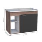 Gabinete De Banheiro 1 Porta Dublin Preto Tamarindo