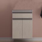 Gabinete De Banheiro 50cm Sem Cuba/lavatório Ref 501 Branco/a