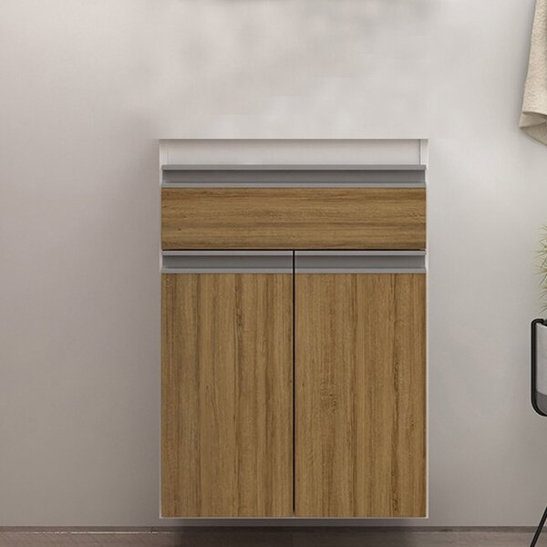 Gabinete De Banheiro 50cm Sem Cuba/lavatório Ref 501 Branco/i