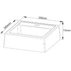 Gabinete De Banheiro 60 Cm 1 Porta Com Cuba Romana Branco