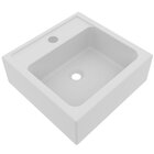 Gabinete De Banheiro 60 Cm 1 Porta Com Cuba Valente Amêndoa/b