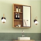 Gabinete De Banheiro 60cm Julia Com Balcão 1 Porta Correr E E