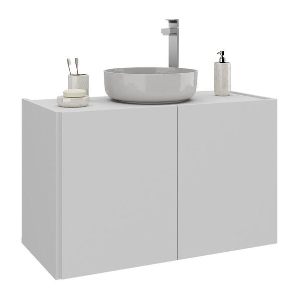 Gabinete De Banheiro 62,5cm Suspenso 2 Portas Multimóveis Mp5