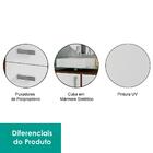 Gabinete De Banheiro 80 Cm  Com Cuba Dubai Mgm Móveis Amêndo/