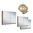 Gabinete De Banheiro 80cm 100% Mdf Com Espelheira 2 Portas Se