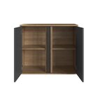 Gabinete De Banheiro 80cm Com 2 Portas Sem Cuba Antônia Mel/g