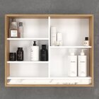 Gabinete De Banheiro 80cm Com Cuba E Armário Ref 821 Itapuã/t