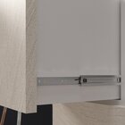 Gabinete De Banheiro 80cm Com Cuba E Espelheira Branco/arenito