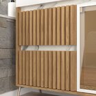 Gabinete De Banheiro 80cm Com Lavatório E Armário Ref 890 Ita