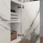 Gabinete De Banheiro 90cm Com Lavatório E Armário Ref 910 Bra