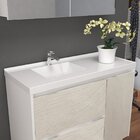 Gabinete De Banheiro 90cm Com Lavatório E Armário Ref 910 Bra