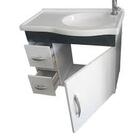 Gabinete De Banheiro A.j. Rorato Siena Preto 55,0cm Com Espel