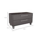 Gabinete De Banheiro Alice 2 Gv Grafite