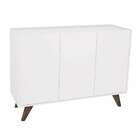 Gabinete De Banheiro Atlanta 3 Pt Branco