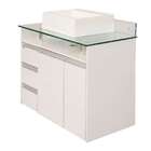 Gabinete De Banheiro Azzera 1 Pt 4 Gv Branco 86 Cm