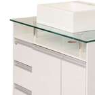 Gabinete De Banheiro Azzera 1 Pt 4 Gv Branco 86 Cm