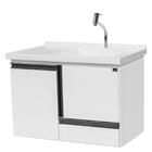 Gabinete De Banheiro Berlim 80cm Branco