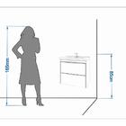 Gabinete De Banheiro Bromelia 1 Pt 1 Gv Branco