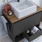 Gabinete De Banheiro Com Cuba 01 Porta 60cm Proddy