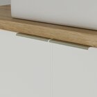 Gabinete De Banheiro Com Cuba 110cm 65cm Nature Carvalho / Br