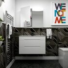 Gabinete De Banheiro Com Cuba 80cm Jazz  Branco