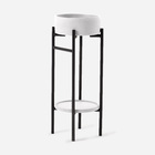 Gabinete De Banheiro Com Cuba Concreto 35 Cm (small Off White)